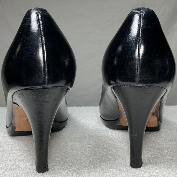 Cole Haan Black Open Toe Heels - 9.5 - Picture 8 of 11